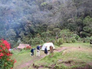 And poor old Mark takes a dive in his brand new duds!