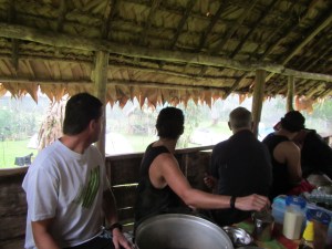 and the rain came down..