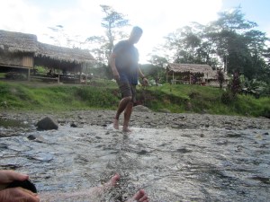 Cooling off at Agulogo!