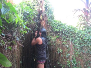 Finally we get to wash our hair...